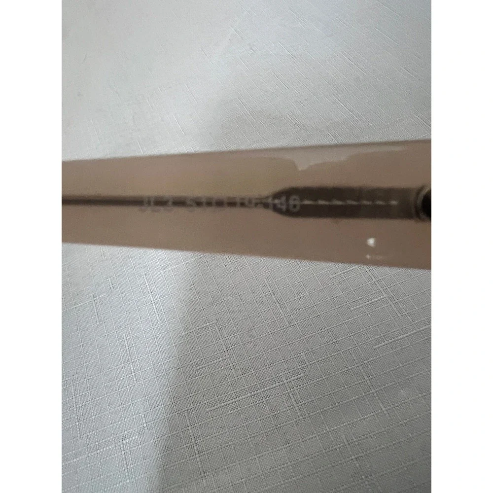 AQS Sunglasses Women Tan Excellent Oversized Square Acetate JL2 53-19-145